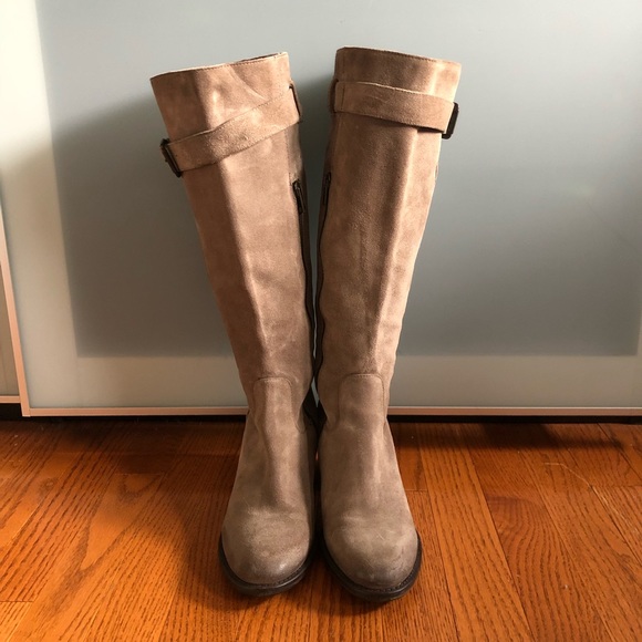 Vero Cuoio Light Tan/Greyish Suede Boots. - Picture 4 of 13